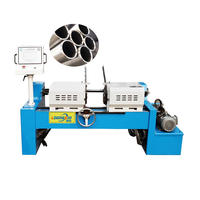 Double-end Chamfering machine for Aluminum Pipe  copper stainless steel bar