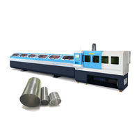 Round pipe laser cutting machine for stainless steel carbon steel iron inox tube