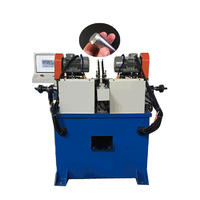 High acuuracy auto solid bar deburring machine for short pipe tube