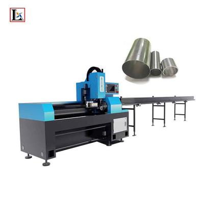 Semi automatic laser pipe cutting machine for small diameter ss ms tube